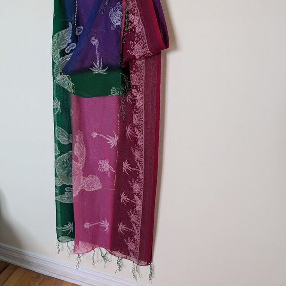 Pareo / Beach Wrap Skirt / Sarong / Beach Cover - Picture 3 of 7